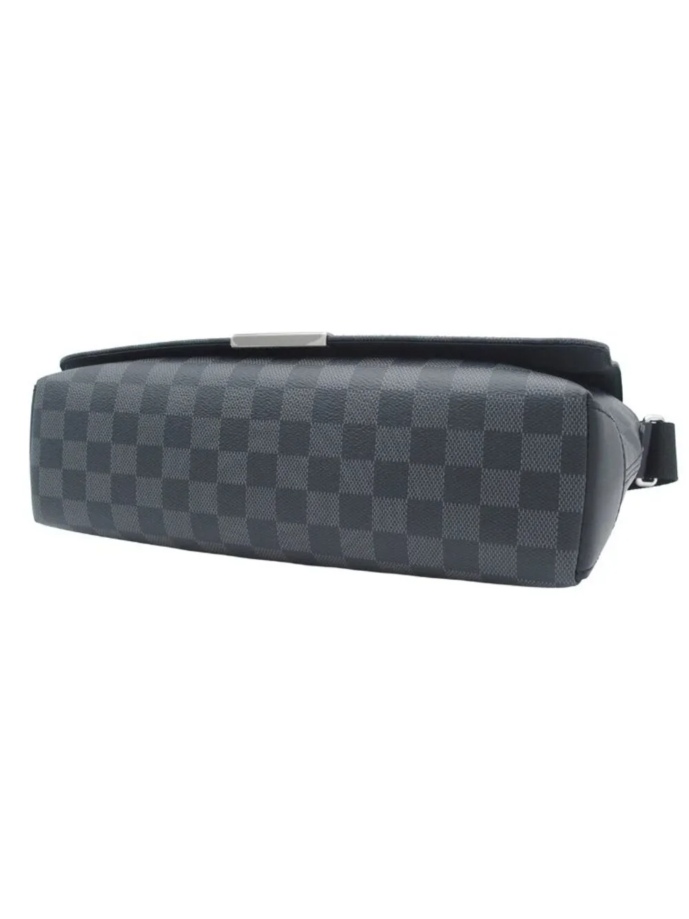 Louis Vuitton District MM Nv2 Black Damier Graphite Canvas Shoulder Bag